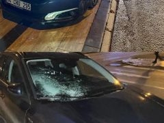 Şehir merkezi Mehmet Akif caddesi üzerinde Trafik Kazası